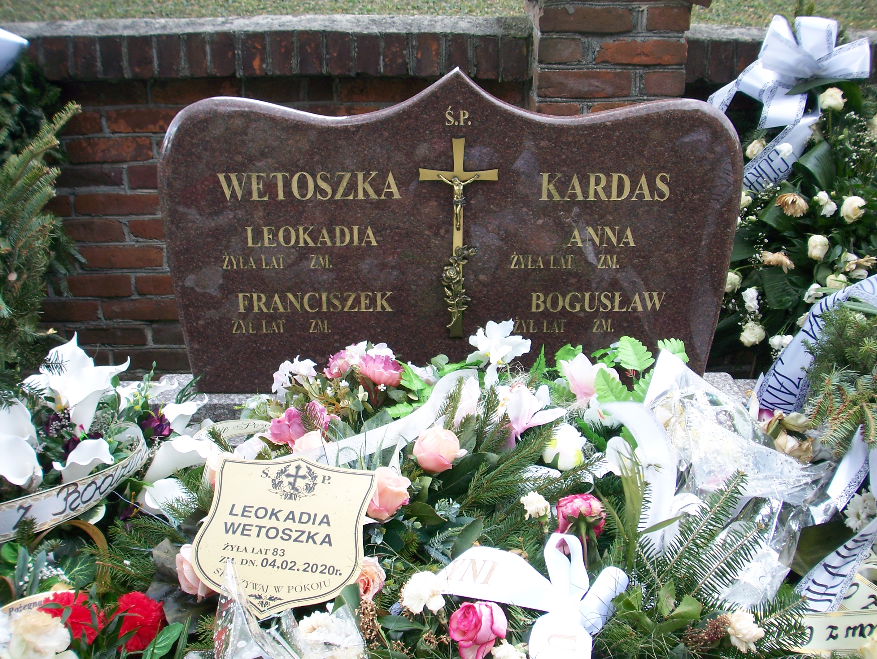 Grób Leokadia Wetoszka